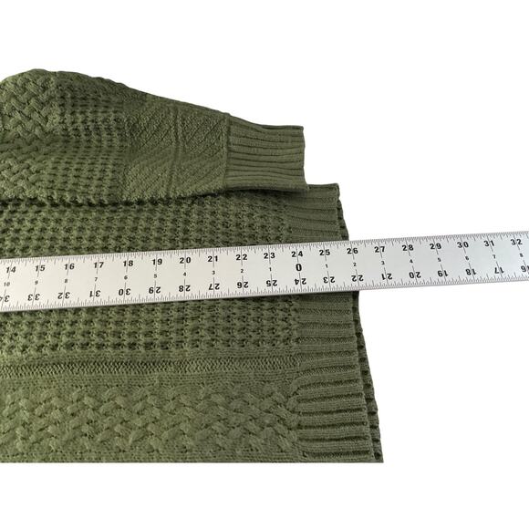 Time and Tru Womens XXL Green Sweater Knit Classic - Picture 4 of 10